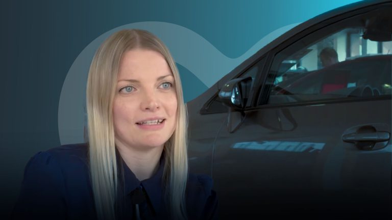 Woman speaking about LSH auto