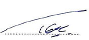 Handtekening Tom Kilroy