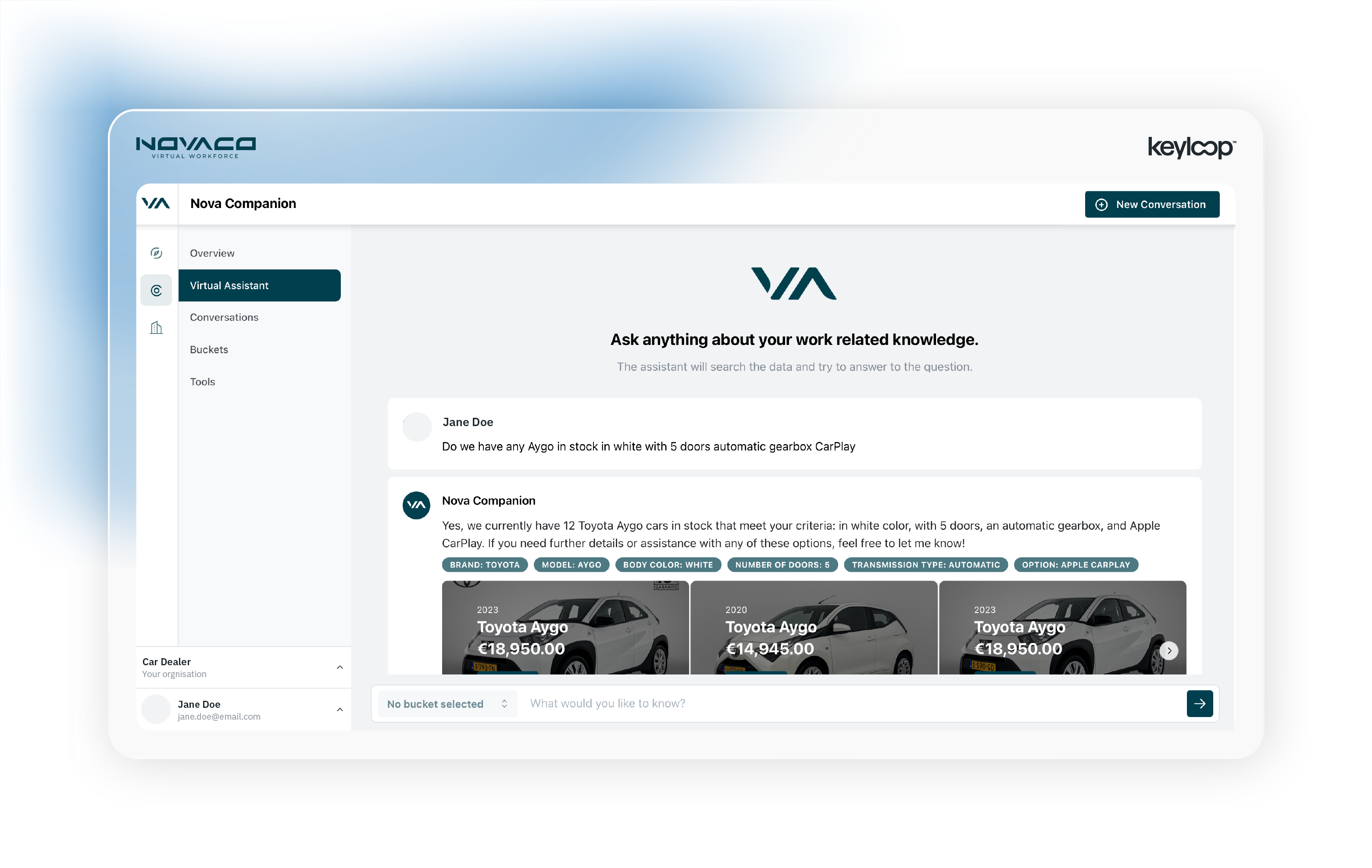 Customers expect speed. Sales teams are overwhelmed. Novaco AI bridges the gap