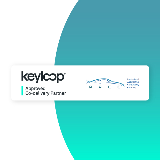 Keyloop and PACC co-delivery approved partner logo